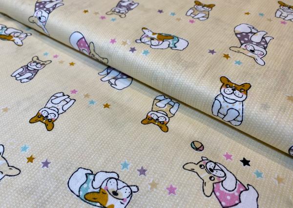 Baumwolle Poplin sweet Dog´s