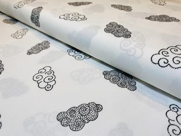 Baumwolle Poplin Clouds
