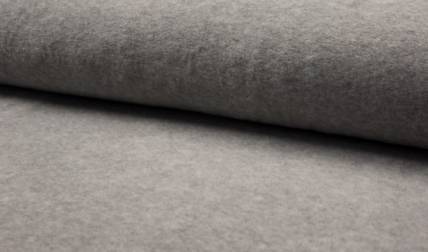 Cotton Fleece Grey Melange