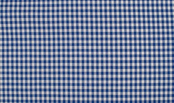 Baumwolle 5mm Karo Royal-Blau