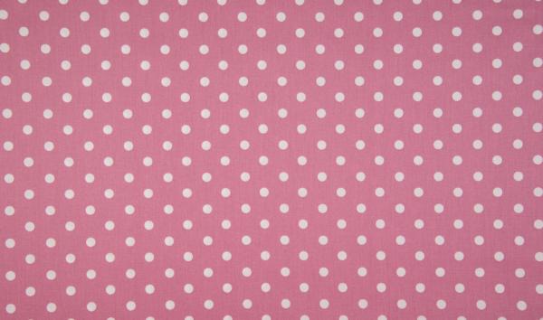 Baumwolle Big Dot Rose-White