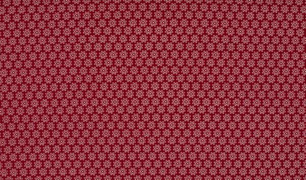 Baumwolle Daisy Bordeaux