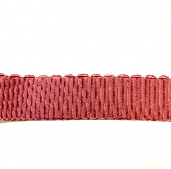Gummiband 37 mm mit Bogenkante