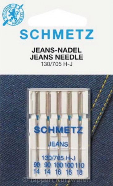 Schmetz 130/705H-J Jeans 90 100 110. 5er Pack