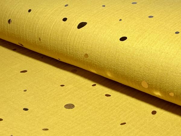 Musseline Ocre Golden Dots