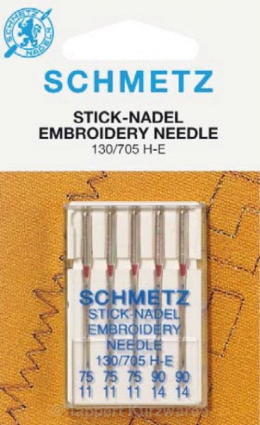 Schmetz 130/705 H-E Emproidery