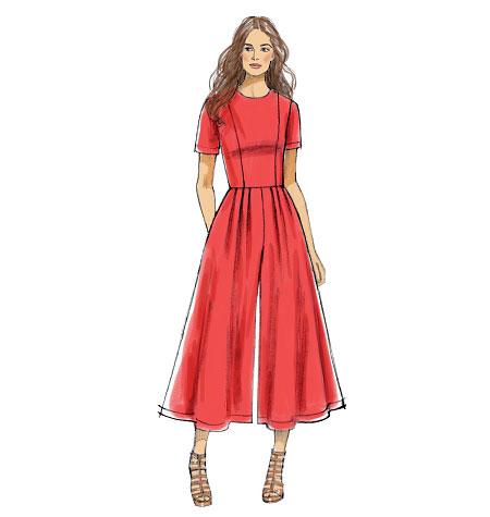 Hosenkleid Kleid V9075 very easy