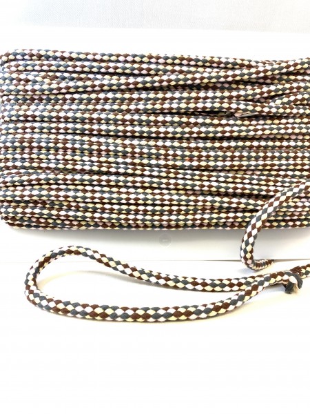 Kordel Baumwolle 8 mm 4-Farbig