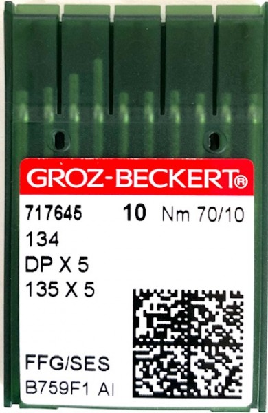 Groz-Beckert Rundkolben FFG/SES 134*DP X 5*Nm 70/10