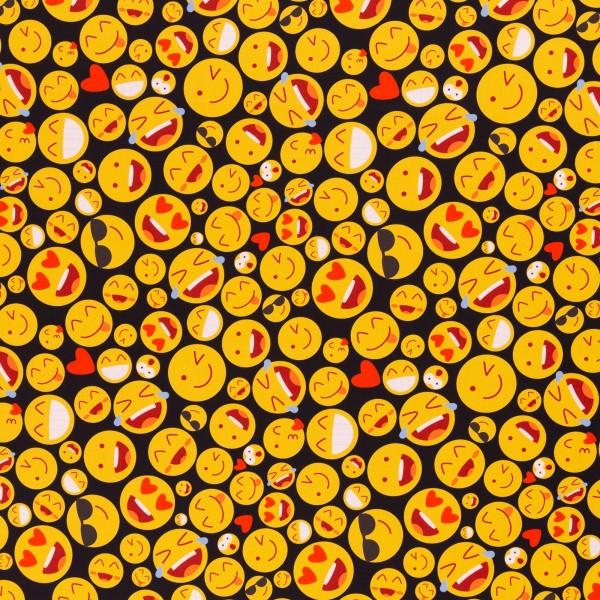 Baumwolle Poplin Smileys
