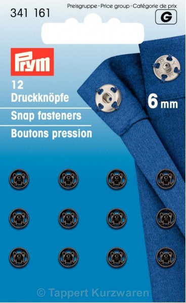 Prym Annähdruckknöpfe Metall