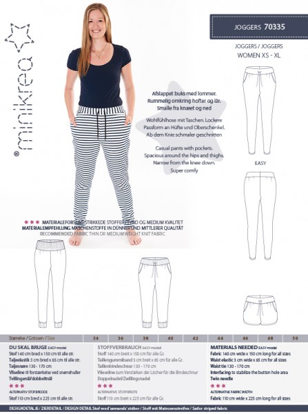 Joggers Wohlfühlhose Gr 34 - 50