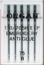 Organ 130/705H-ELP Embroidrey Anti-Glue