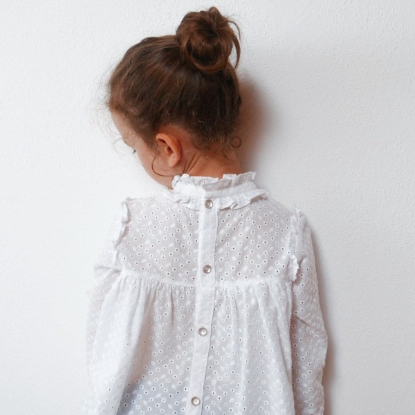 Louise Schnittmuster ikatee Mädchen Bluse Kleid