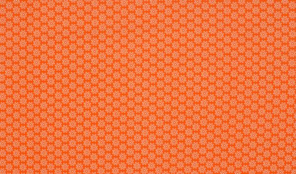Baumwolle Daisy Orange